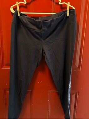 Navy blue Dallas cowboys Women's High-Waist Leggings